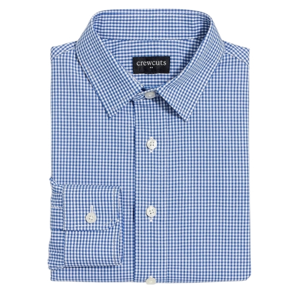 J. Crew Crewcuts‎ Boys' Long-sleeve Flex Thompson Patterned Shirt Size 14
